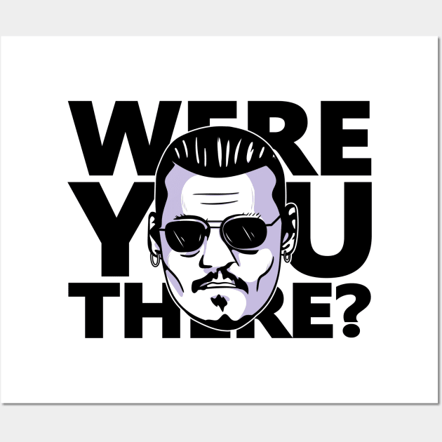 were you there? Wall Art by PaperHead